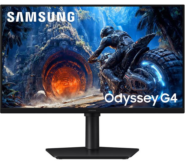 An image of SAMSUNG Odyssey G4 LS25HG402EUXXU Full HD 25" IPS LCD Gaming Monitor - Black