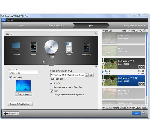 free for ios instal Roxio Easy VHS to DVD Plus 4.0.4 SP9