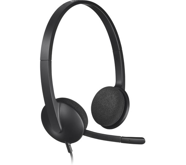 LOGITECH H340 USB Headset, 2.0 sound, Noise-cancelling microphone, Connectivity: USB, Compatible with PC & Mac