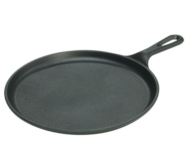 EDDINGTONS 17L9OG3 Round 27 cm Pancake Griddle - Black, Black