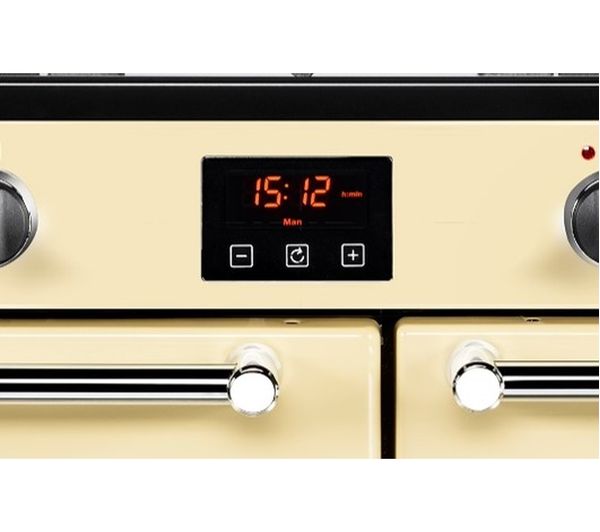 Buy BELLING Kensington 90DFT Dual Fuel Range Cooker Cream & Chrome
