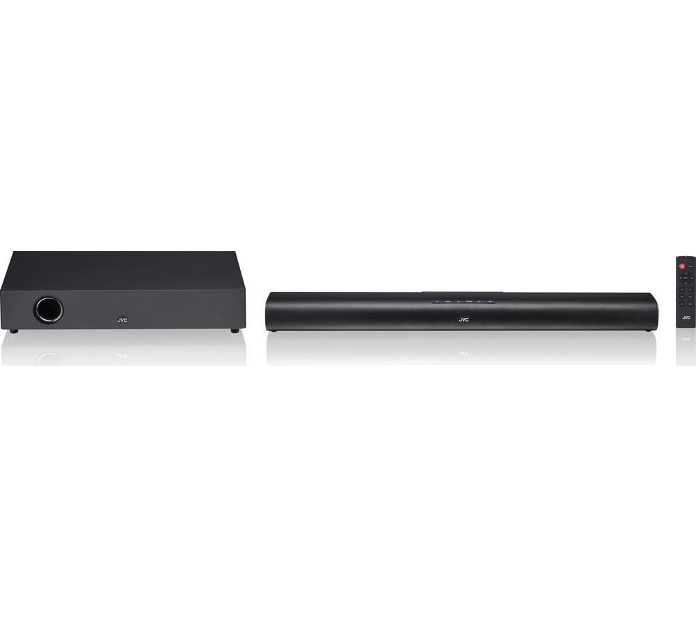 jvc 2.1 ch wireless soundbar