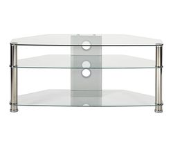Jet CL-1000 TV Stand - Clear Glass