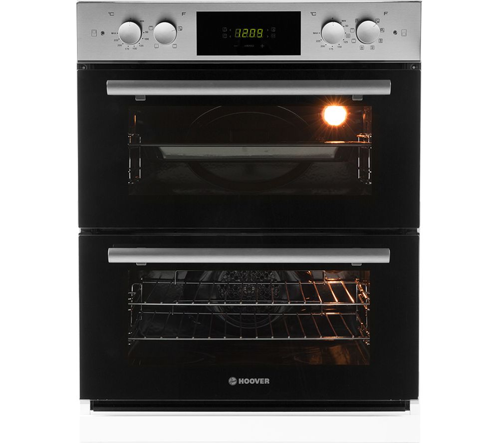 HOOVER HDO8442X Electric Built-under Double Oven – Stainless Steel, Stainless Steel