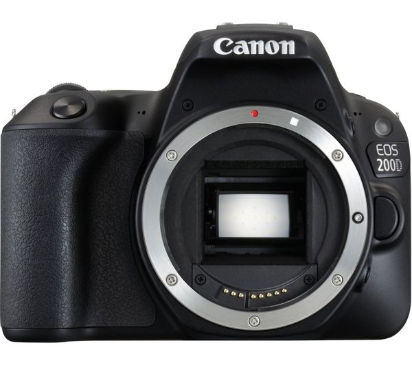 CANON EOS 200D DSLR Camera - Black, Body Only, Black