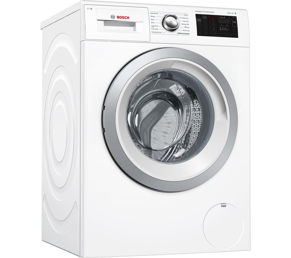BOSCH Serie 6 WAT286H0GB Smart 9 kg 1361 Spin Washing Machine – White, White