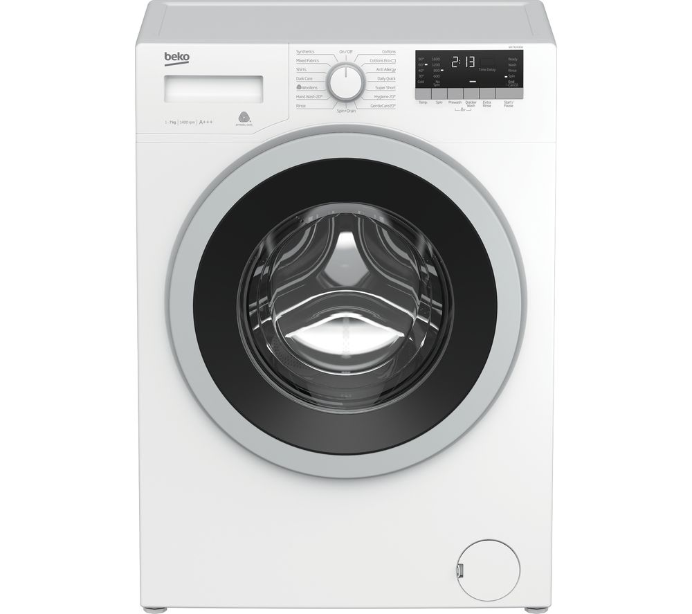 BEKO WX742430W 7 kg 1400 Spin Washing Machine – White, White