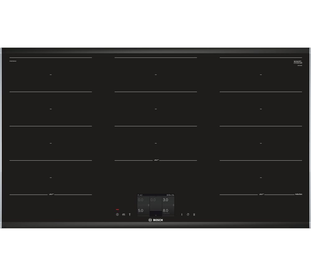 BOSCH Serie 8 PXX975KW1E Electric Induction Hob - Black