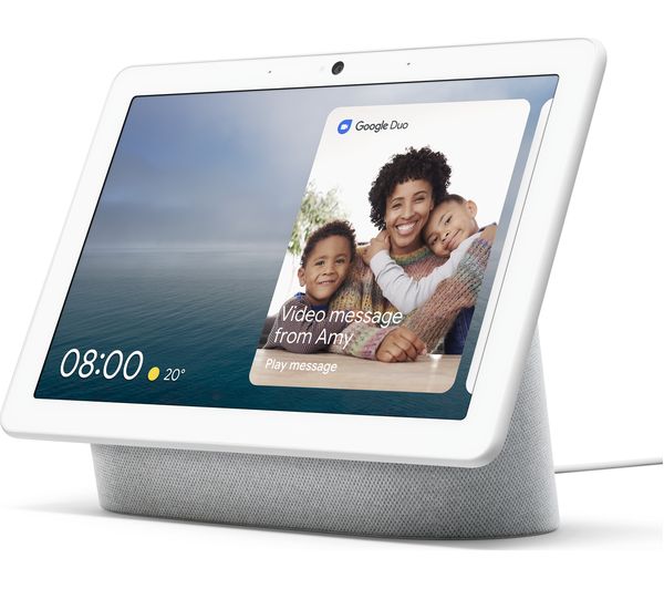 Image of GOOGLE Nest Hub Max with Google Assistant - Chalk
