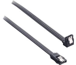 ModMesh 60 cm Right Angle SATA 3 Cable - Carbon Grey
