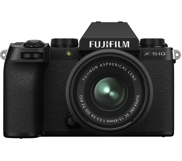 Image of FUJIFILM X-S10 Mirrorless Camera with FUJINON XC 15-45 mm f/3.5-5.6 OIS PZ Lens