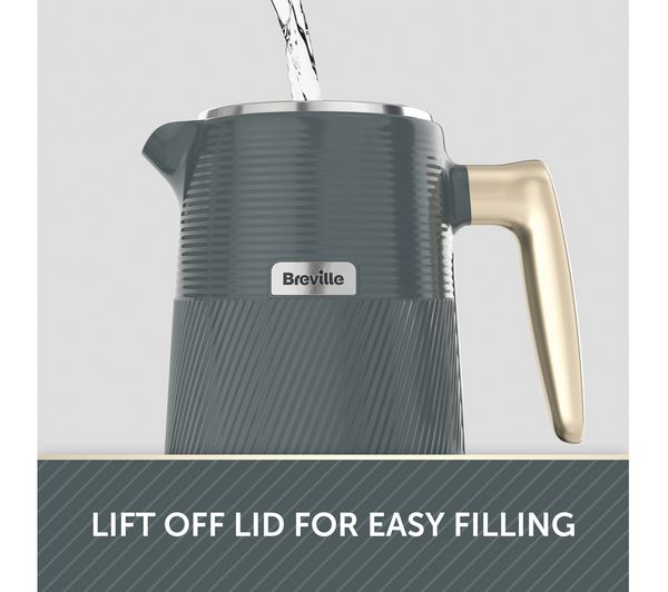 2140966 BREVILLE Obliq VKT178 Jug Kettle Grey Currys Business