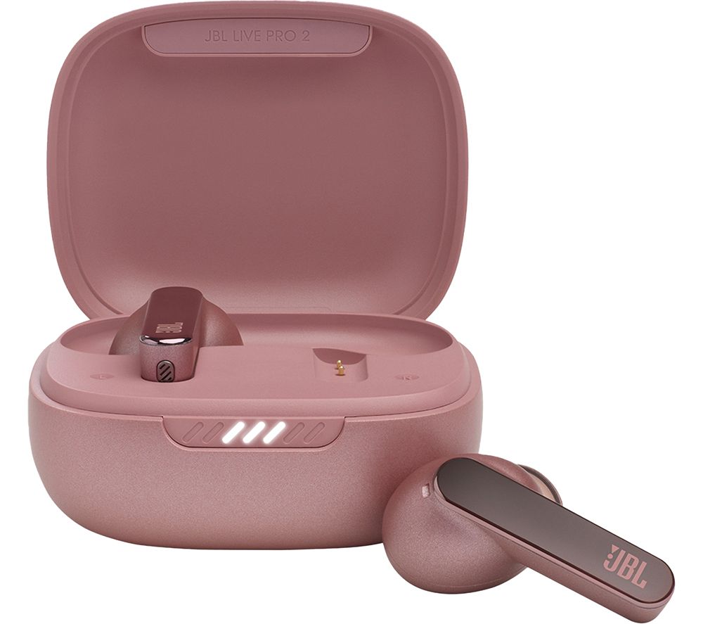 Live Pro 2 TWS Wireless Bluetooth Noise-Cancelling Earbuds - Rose