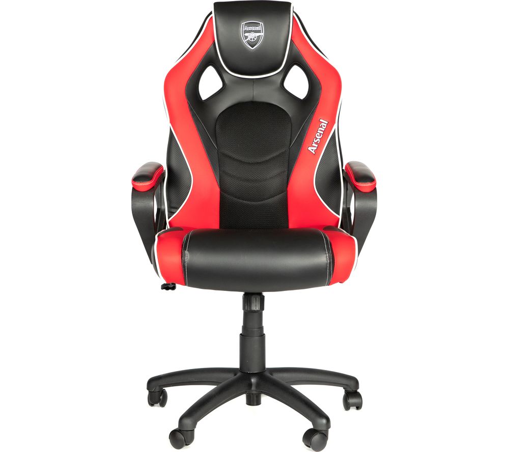 Arsenal FC Quickshot Gaming Chair - Black & Red