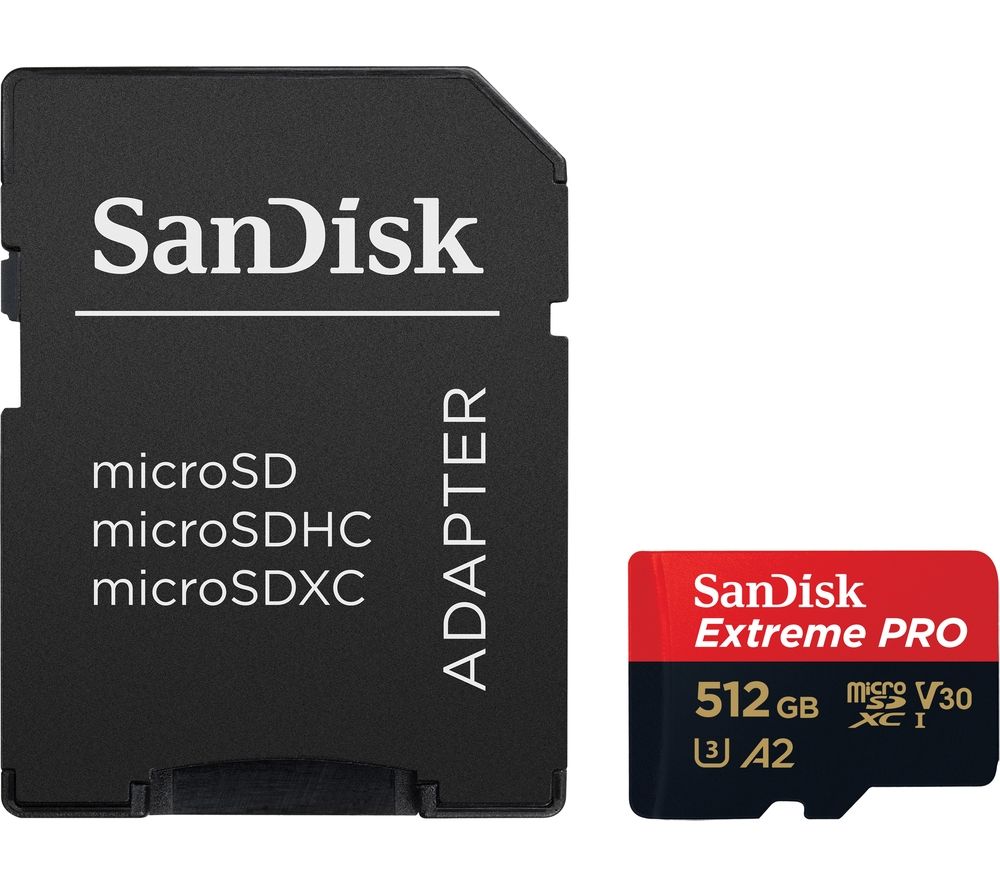 Extreme Pro Class 10 microSDXC Memory Card - 512 GB