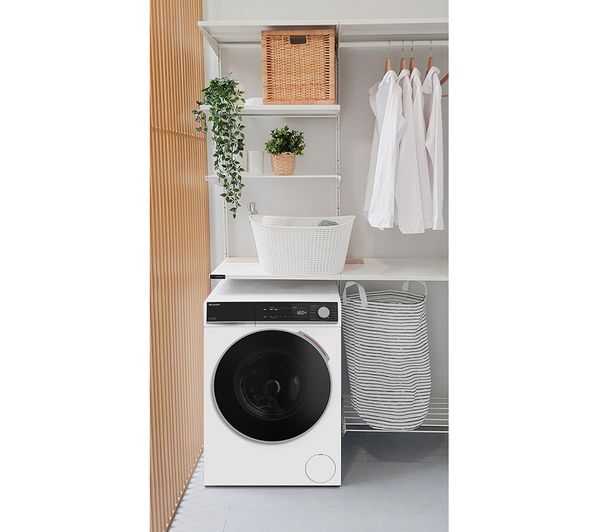 SHARP ES NDB814CWA EN 8 kg Washer Dryer White ES NDB814CWA EN Currys Business