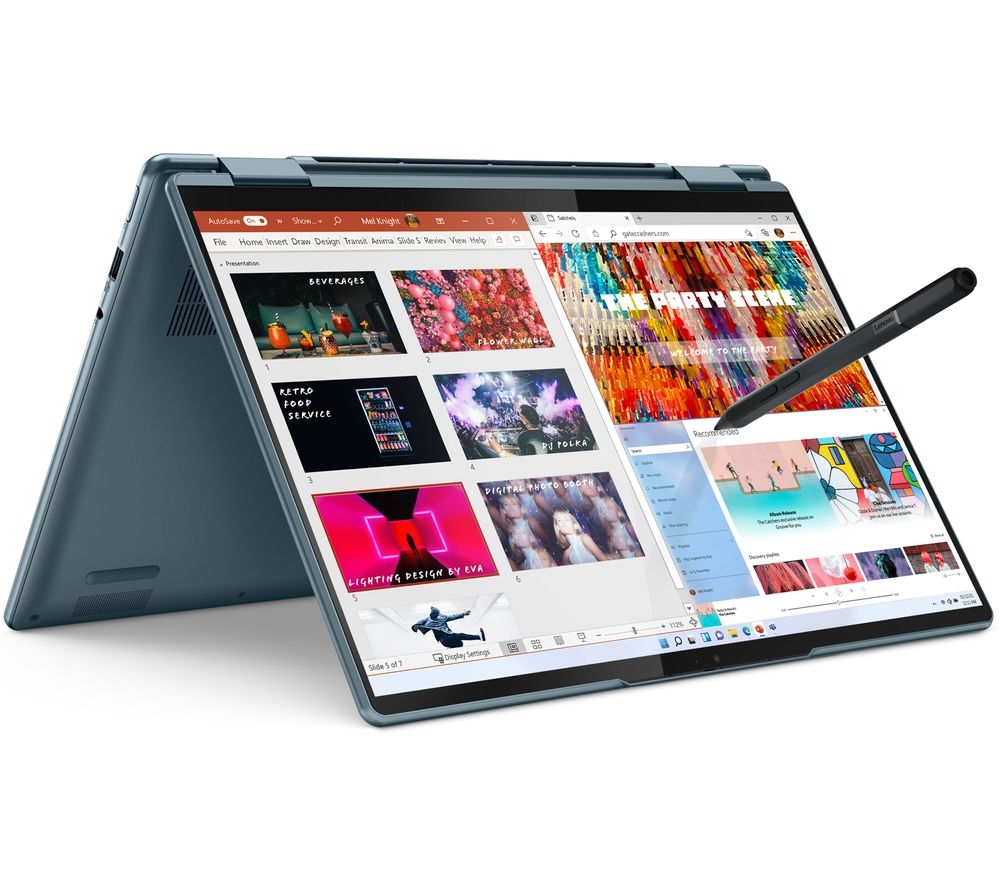 Yoga 7 14" 2 in 1 Laptop - AMD Ryzen 5, 512 GB SSD, Blue