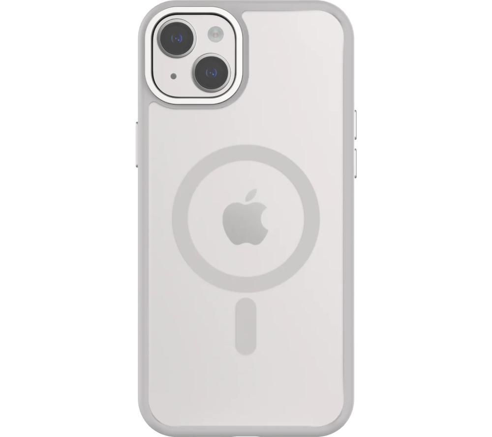 HYBRID SOFT + SNAP MagSafe iPhone 15 Plus Case - Clear & Grey