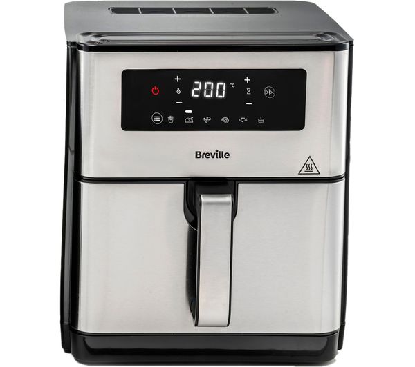 Breville Xl 9l Digital Vdf131 Air Fryer Black Stainless Steel