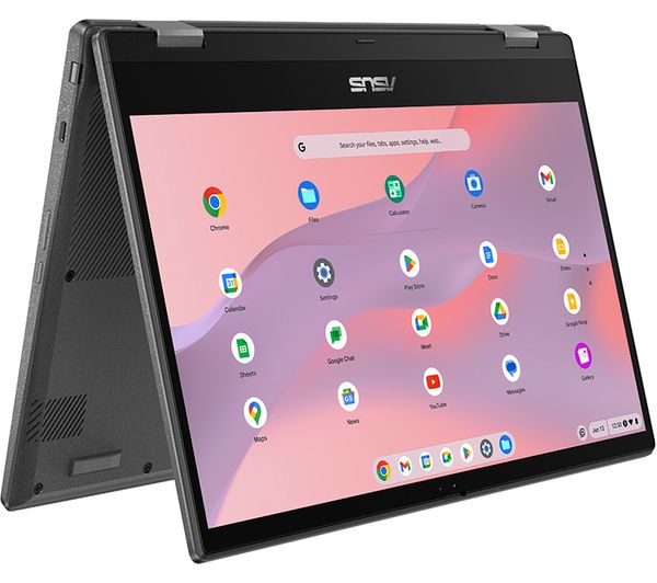 Asus Cm14 Flip 14 2 In 1 Refurbished Chromebook Mediatek Kompanio 520 128 Gb Emmc Grey Very Good Condition