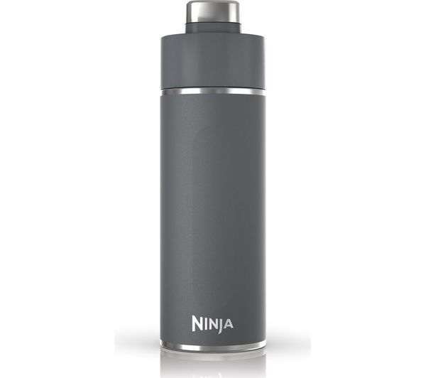 Ninja Thirsti Travel Water Bottle Dark Grey 530 Ml