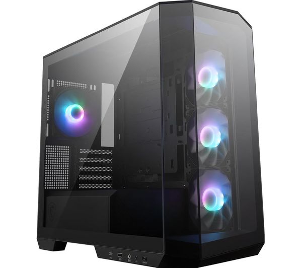 Msi Mag Pano M100r Pz Microatx Mid Tower Pc Case Black