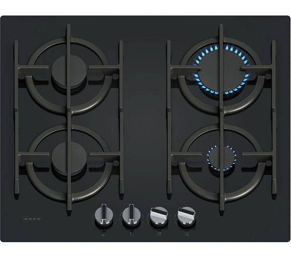NEFF N70 T26PIP4S0 60 cm Gas Hob - Black