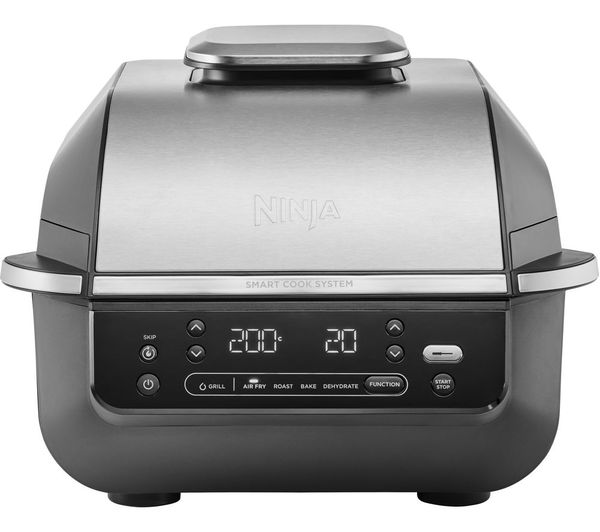 Ninja Eg351uk 5 In 1 Indoor Grill Air Fryer Black Silver