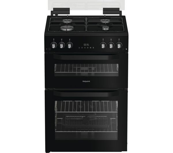 Hotpoint Htg6gdcb1 60 Cm Gas Cooker Black