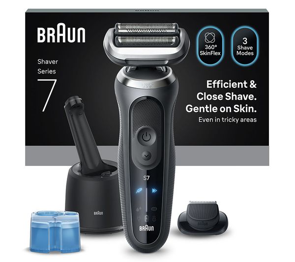 Braun Series 7 72 G7200cc Wet Dry Foil Shaver 4 In 1 Smartcare Centre Grey