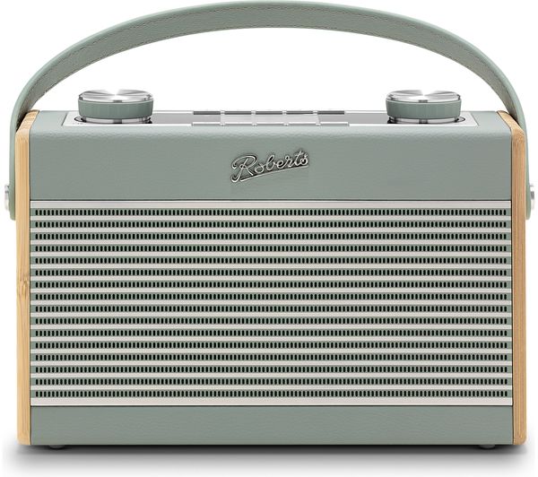 Roberts Rambler Classic Portable Dab Fm Retro Bluetooth Radio Duck Egg