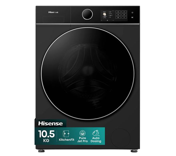 Hisense Kitchenfit 5i Series Wf5i1045bbq Wifi Enabled 105 Kg 1400 Spin Washing Machine Black