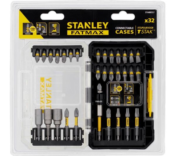 Stanley Sta88557 Xj Fatmax Impact Torsion Bit Set 32 Piece