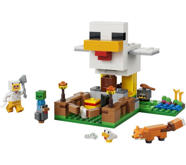 An image of LEGO Minecraft 21585 Chicken Farm Set