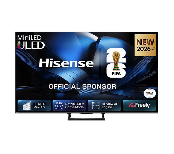 An image of HISENSE U7S 55" Mini LED 4K 144Hz Smart AI TV with Freely - 55U7STUK
