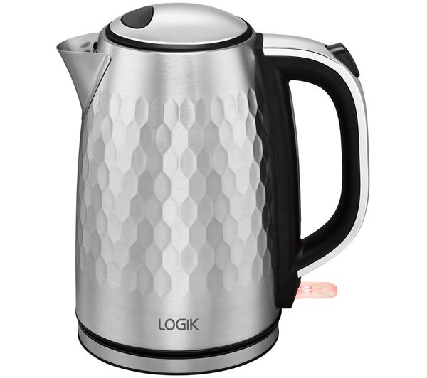 An image of LOGIK L17SKS26 Traditional Kettle - Stainless Steel
