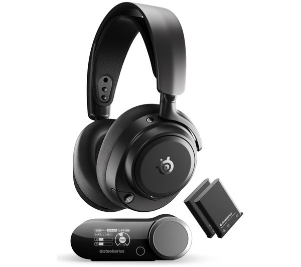 An image of STEELSERIES Arctis Nova Pro Omni Wireless 7.1 Gaming Headset for PC & PlayStation - Black