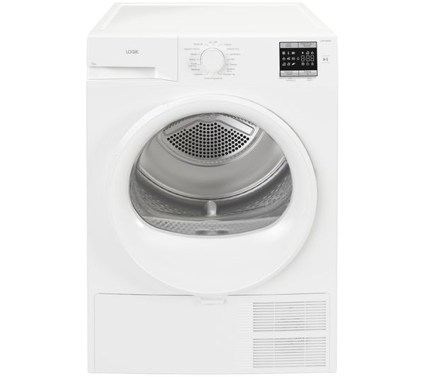 An image of LOGIK LHP10W26 10 kg Heat Pump Tumble Dryer - White