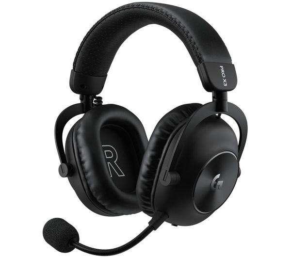 An image of LOGITECH PRO X3 LIGHTSPEED Wireless Gaming Headset - Black