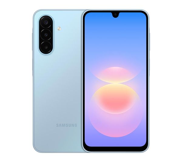 An image of SAMSUNG Galaxy A18 - 128 GB, Light Blue