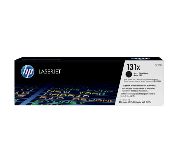 HP LaserJet 131X Black Toner Cartridge, Black