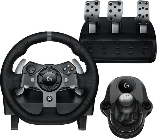 LOGITECH Driving Force G920 Racing Wheel - Black, Black
