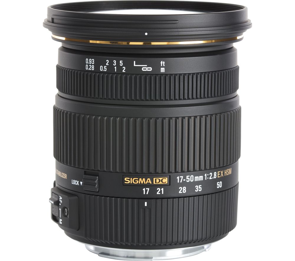 SIGMA 17-50 mm f/2.8 EX DC HSM Standard Zoom Lens – for Canon