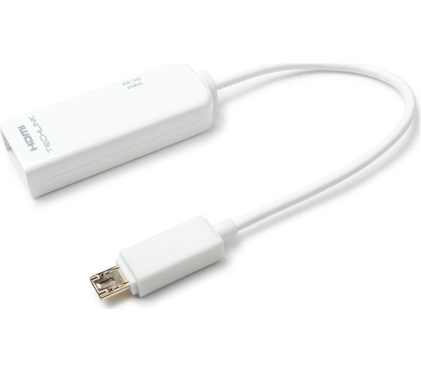 TECHLINK MHL 2.0 to Micro USB Adapter - 0.2 m