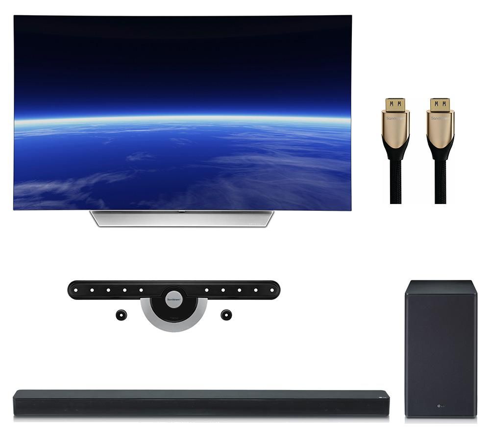 Buy LG OLED65C7V 65" Smart 4K Ultra HD OLED TV, Wireless Soundbar with