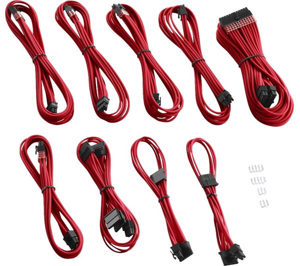 CABLEMOD PRO ModMesh RT-Series ASUS ROG/Seasonic Cable Kit - Red, Red