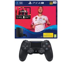 SONY Playstation 4 Pro with FIFA 20 & DualShock Controller Bundle - 1 TB