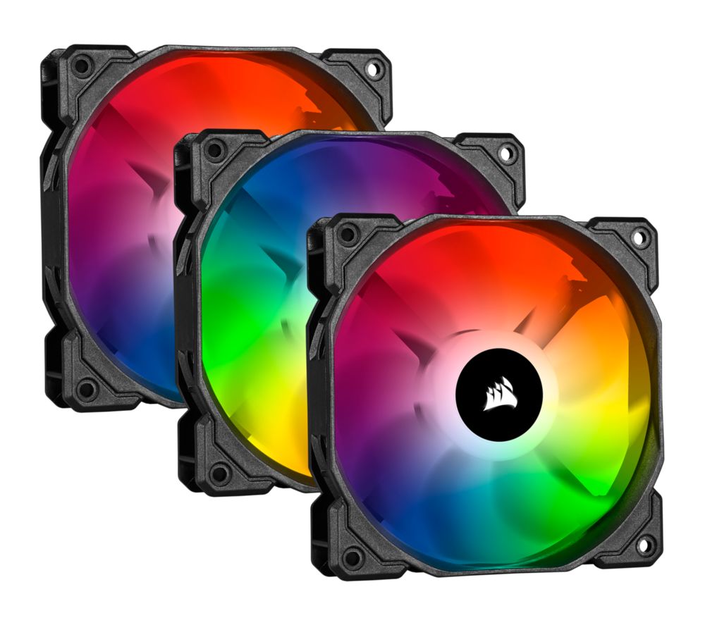 CORSAIR iCUE SP Series 120 mm Case Fan with Lighting Node Coreu0026tradeu0026trade- Pack of 3, RGB LED Review