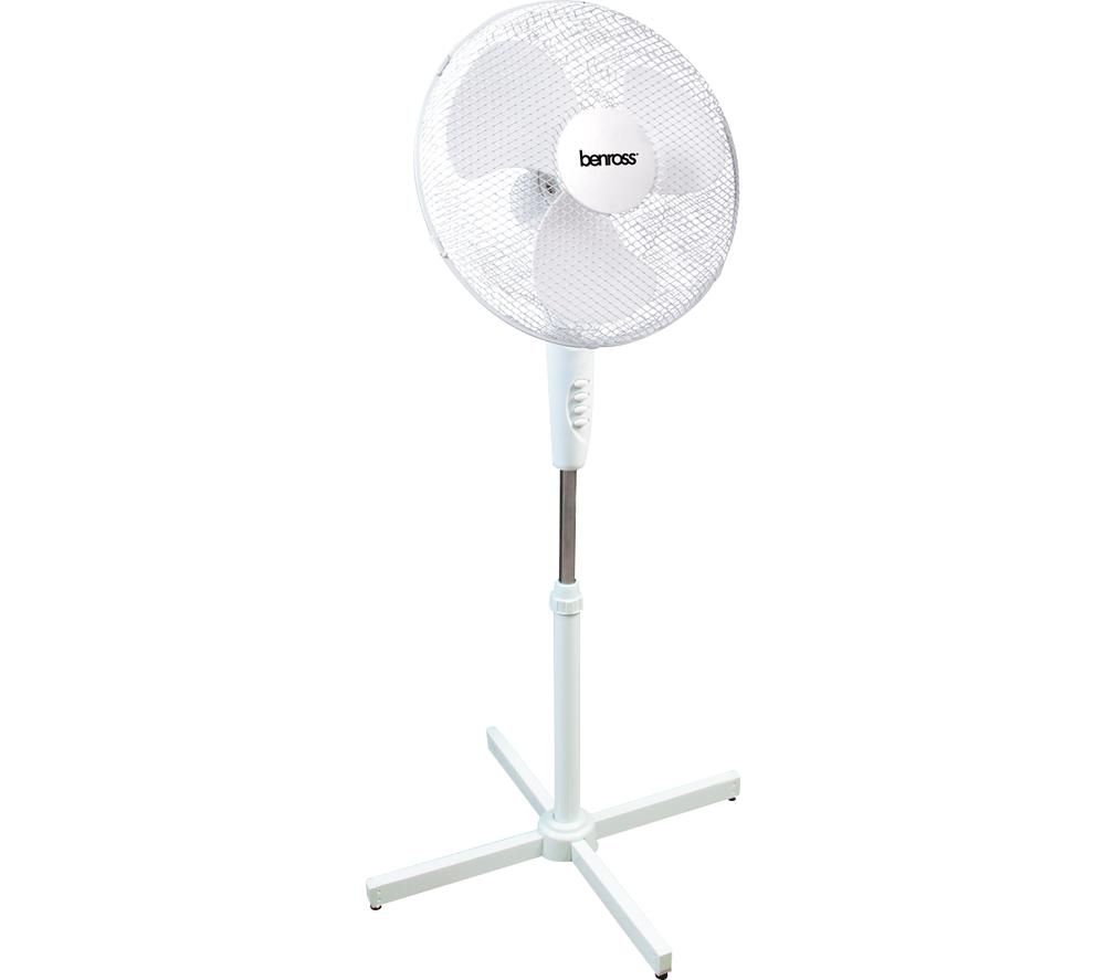 BENROSS 43930 16" Pedestal Fan - White