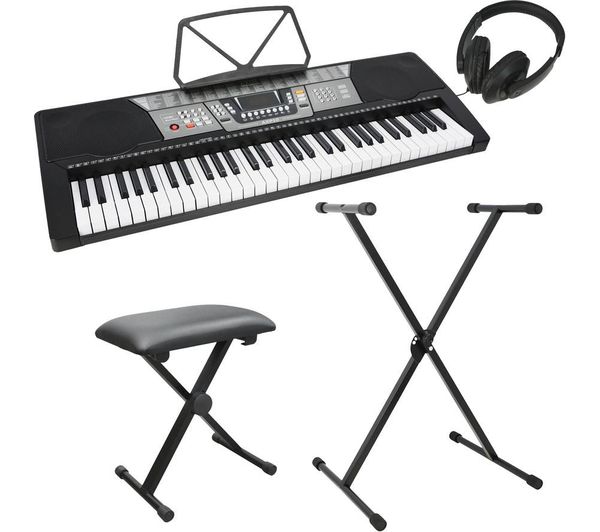 Axus Axp10 Electronic Keyboard Pack Black